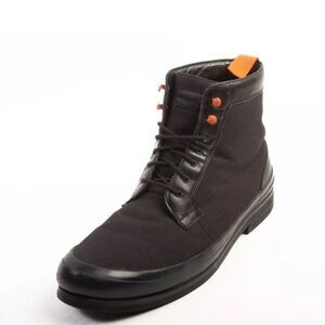 SWIMS Mens Black Non-Slip Water Resistant George Round Toe Chukka Boots 6